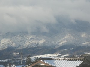 １月雪山